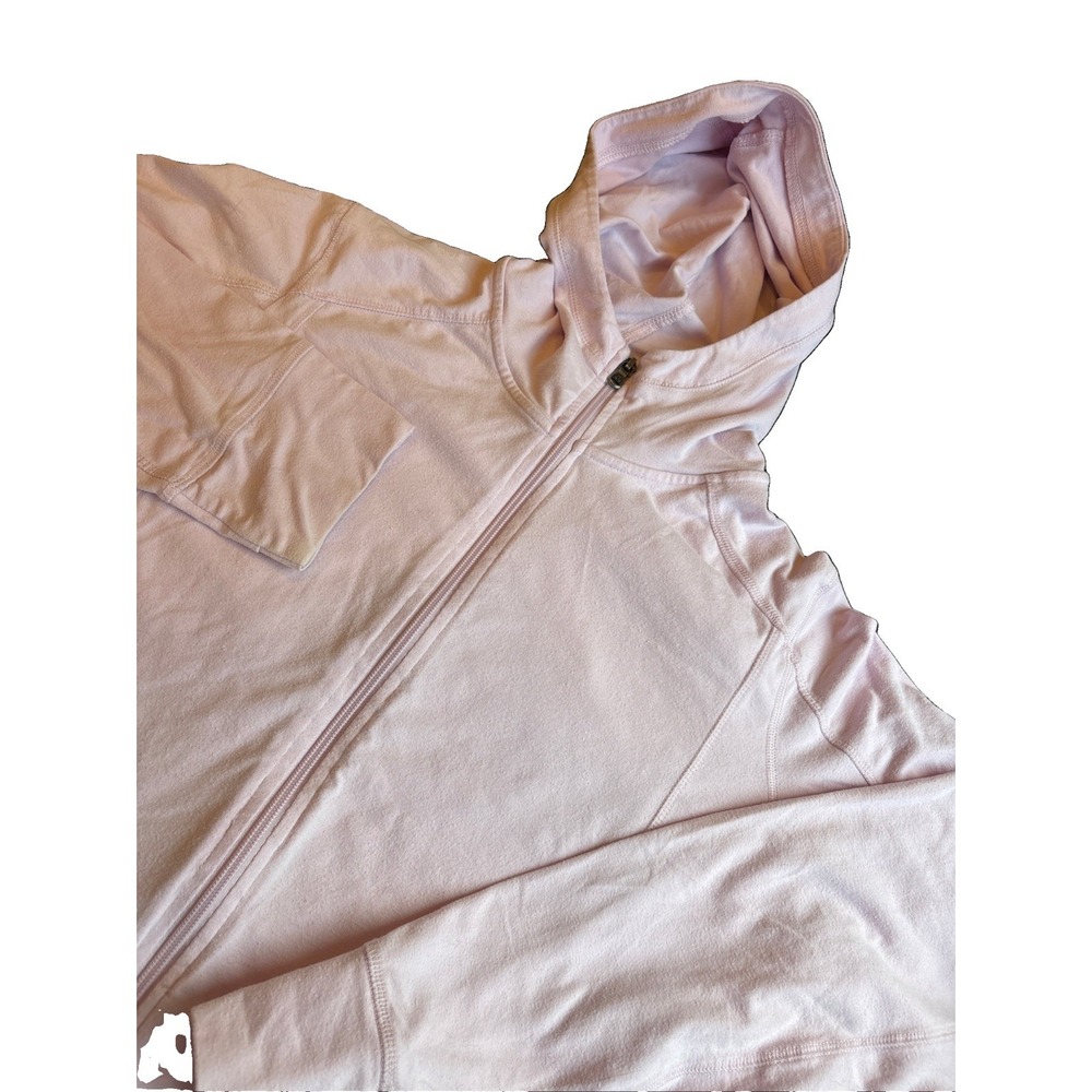 Tek Gear Women's 1X Full Zip Hoodie Lilac Thumb Holes
